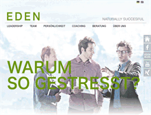 Tablet Screenshot of eden-training.ch